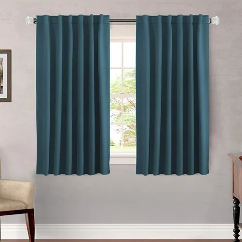 Miniatura 28 de H.VERSAILTEX Cortinas opacas con aislamiento térmico, paneles de tratamiento de ventana, cortinas opacas para oscurecer la habitación, cortinas Gris