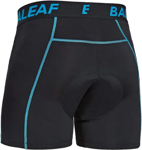 Miniatura 11 de baleaf Pantalones cortos de ciclismo acolchados 3D para hombre, ropa interior de ciclismo MTB Liner