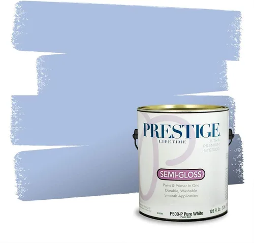 Miniatura 917 de Pintura Exterior + imprimación PRESTIGE, todo-en-uno, 1 galón, acabado mate, color comparable al Valspar* Royal Gray* VS151-Gris real