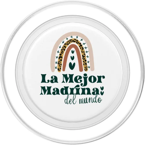 Miniatura 2 de La Mejor Madrina Del Mundo Cute Boho Rainbow Godmother PopSockets MagSafe PopGrip for iPhone