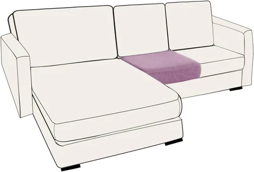 Miniatura 13 de UNBBRRL Fundas de cojín de asiento para sofá, elásticas, funda de cojín individual para sofá, fundas de cojín para sofá, fundas de héroe protegen