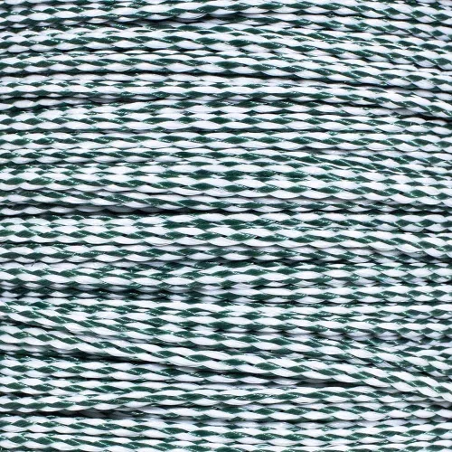 Miniatura 15 de Cuerda de polipropileno trenza hueca (1/2 pulgada, 50 pies, blanco) - Cuerda de barrera - Marcación de senderos, control de multitudes, campos