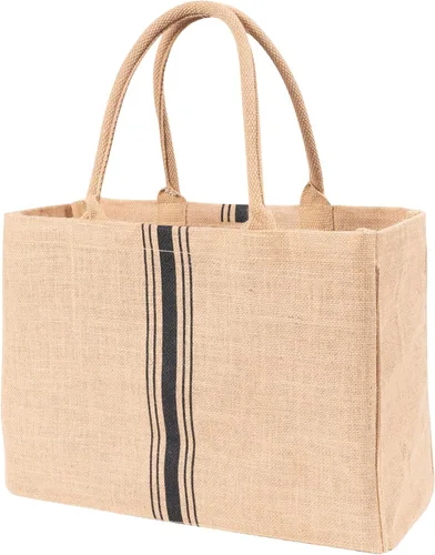Miniatura 21 de Bolsa de mano de yute KAF Home para el mercado con asas, Talla única