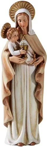 Miniatura 10 de Avalon Gallery Figuras inspiradas en Hummel pintadas a mano, figura católica tallada, 8 pulgadas, Divine Mercy Divina Misericordia