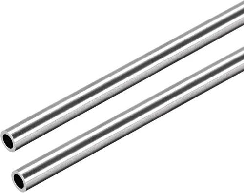 Miniatura 12 de uxcell Tubo redondo de acero inoxidable 304 0.118 in OD 0.008 in espesor de pared 9.843 in de longitud Tubo recto sin costura 2 piezas