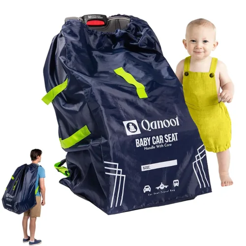Miniatura 10 de Bolsa de viaje para asiento de automóvil infantil para avión - Bolsa resistente de facturación en puerta para asientos de automóvil que se adapta