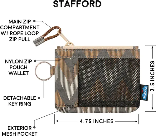 Miniatura 6 de KAVU Stafford - Bolsa de senderismo resistente al agua con cremallera, Chevron Peak, Classic