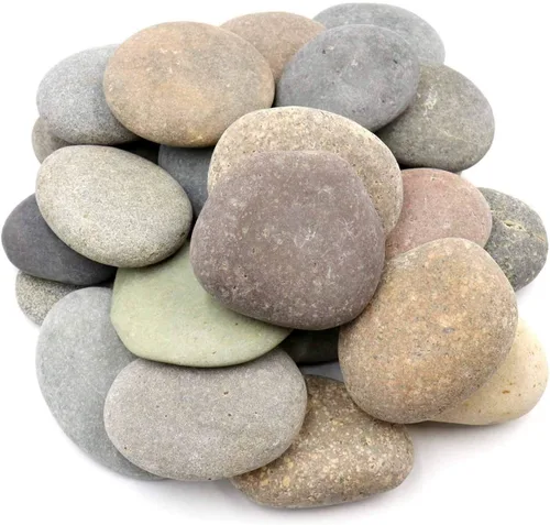 25 rocas para pintar – Piedras de pintura de rocas grandes multicolores, de 2 a 3.5 pulgadas, súper suaves y planas, rocas de pintura para