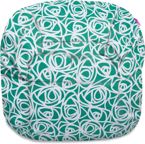 Miniatura 147 de Posh Beanbags - Sillón puff grande, 38 pulgadas, color azul rey sólido Nylon suave - Azul real
