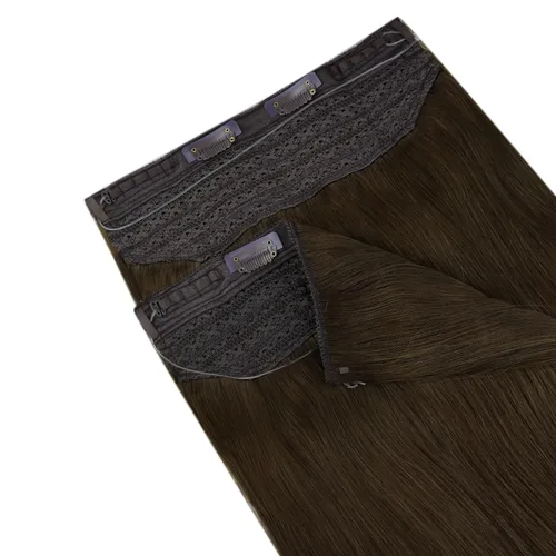 Miniatura 95 de Easyouth Extensión de cabello humano rubio con cola de caballo, extensiones de cabello humano rubio dorado con reflejos rubios, extensiones