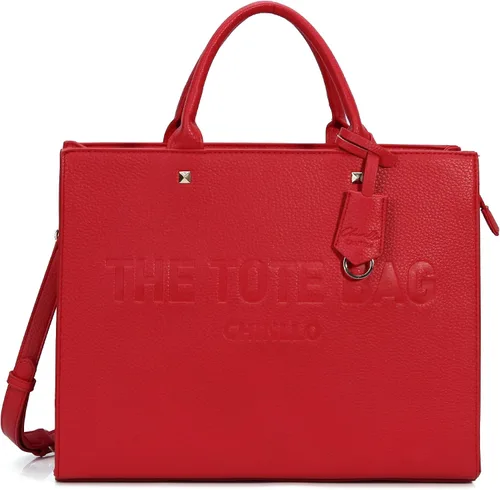 Miniatura 17 de Bolsa de mano para mujer, estilo satchel, con asa superior y correa para el hombro