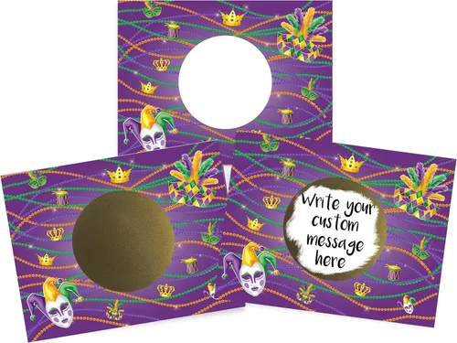 Miniatura 51 de My Scratch Offs - Paquete de 20 Mini Tarjetas Rasca y Gana DIY de Corazón Rosa para San Valentín con Calcomanías, 3x4 Pulgadas, Notas de Amor