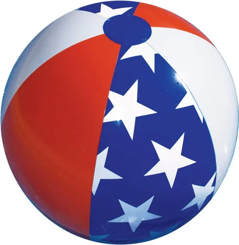 SWIMLINE Bola de playa inflable: accesorio divertido para piscina y playa para fiestas, barbacoas y diversión en el patio trasero, diseño Americana