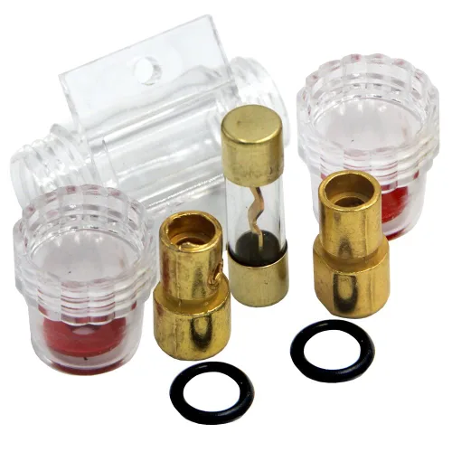 Miniatura 4 de ZOOKOTO Bloque de fusibles AGU en línea de 100 amperios para cable de calibre 4/8/10, 2