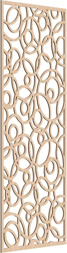Miniatura 176 de Latrobe Paneles de pared decorativos de madera con calado, 9 3/8 pulgadas de ancho x 24 3/8 pulgadas de alto x 3/8 de alto, roble rojo rojo (Red Oak)
