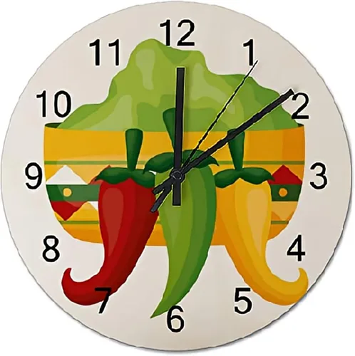 Miniatura 12 de ArogGeld Reloj de pared rústico de donas de chocolate, relojes colgantes de madera, decoración de cocina, relojes redondos de madera, decoración