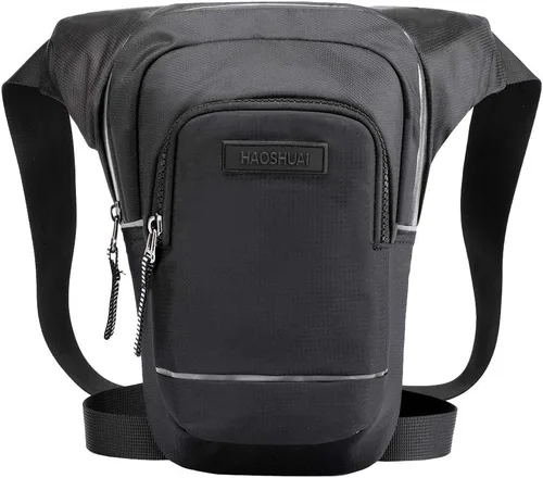 Riñonera de nailon para hombres y mujeres, motocicleta, ciclismo, riñonera para viajes, al aire libre, senderismo, táctica, bolsa cruzada para el