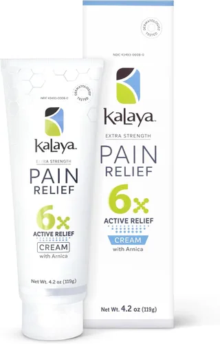 Miniatura 12 de Crema de Alivio del Dolor Kalaya con Árnica para Músculos y Articulaciones – 6 Ingredientes Activos Naturales con Alivio Duradero y de Acción Rápida