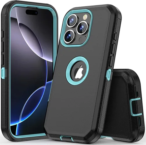 Miniatura 35 de COOYA Funda para iPhone Air de Protección Completa del Cuerpo contra Caídas, Funda Resistente a Prueba de Golpes de 3 Capas, Híbrida de Servicio