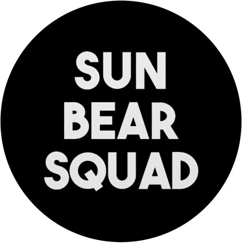 Miniatura 3 de Sun Bear Squad - Funny Sun Bear Lover PopSockets Adhesive PopGrip