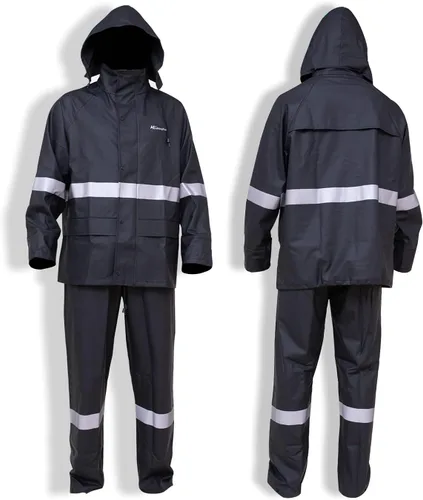 Miniatura 5 de Trajes de lluvia para hombre, impermeable, traje de lluvia resistente, abrigos de lluvia, chaqueta y pantalones, ropa de lluvia