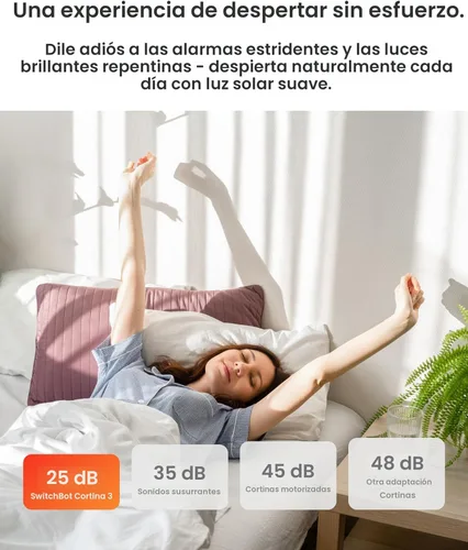 Miniatura 6 de SwitchBot Abridor de Cortinas Automático - Control Remoto Bluetooth Cortina Inteligente con Aplicación/Temporizador, Motor de Alto Rendimiento