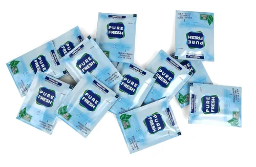Miniatura 2 de PureFresh Toallitas húmedas desechables por el inodoro envueltas individualmente para viajes, 40