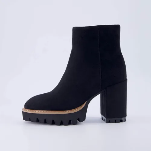 Miniatura 2 de CUSHIONAIRE Bota de tacón Ringo para mujer + espuma viscoelástica, anchos disponibles