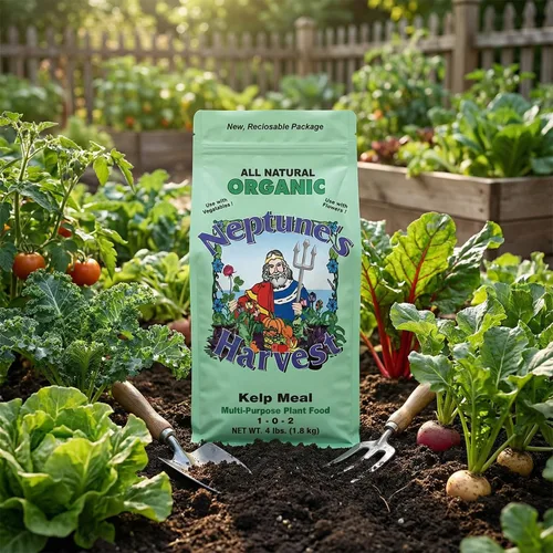 Miniatura 6 de Neptune's Harvest Alimento orgánico para plantas de algas marinas (1-0-2) – Bolsa resellable de 4 libras – Fertilizante multiusos de algas marinas