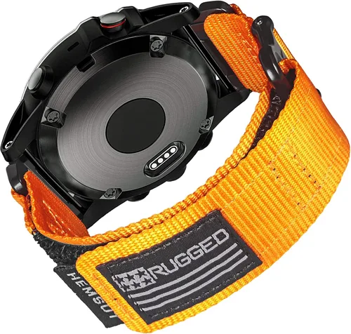 Miniatura 8 de Compatible con la Correa de Reloj Garmin, Correa Deportiva de Nylon Super Resistente con Diseño de Bucle Tejido, Banda de Reemplazo Dura