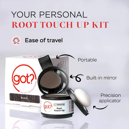 Miniatura 8 de Polvo de cobertura de raíz rubio natural, retoque instantáneo de raíces grises y polvo de línea capilar para cabello rubio natural, funciona