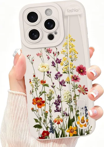 Miniatura 59 de Funda Wlxee para iPhone 15 Pro Max con patrón de ola, TPU suave con parachoques, cuero PU, diseño de cebra lindo para mujeres y niñas - Negro Gris