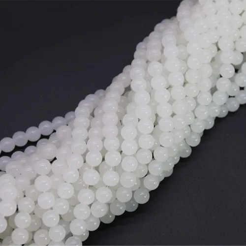 Miniatura 33 de 848 cuentas redondas de cristal agrietado – 0.236 pulgadas, 0.315 pulgadas, 0.394 pulgadas, 0.394 pulgadas, jade artificial para hacer joyas