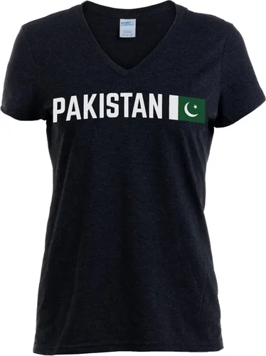 Miniatura 100 de Nations of the World - Camiseta con cuello en V para mujer