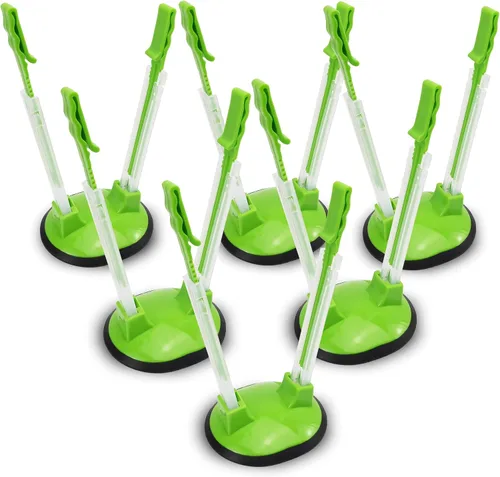 Miniatura 9 de Ruibo Soporte de estante holgado para preparación de alimentos/bolsa Ziplock, planificación de comidas/soporte de plástico para bolsas