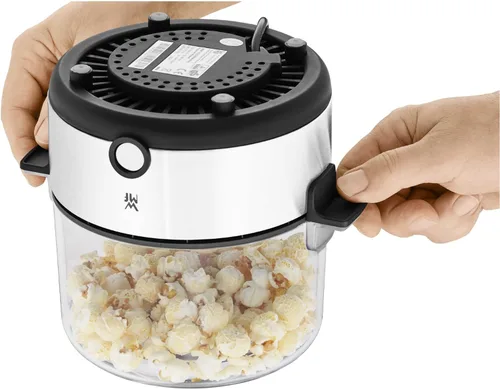 Miniatura 17 de WMF KITCHENminis - Máquina de palomitas de maíz para hacer palomitas de maíz, compacta, gran capacidad (2.2 litros), fácil operación, tapa