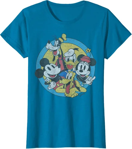 Miniatura 38 de Disney Camiseta retro de Mickey and Friends Group Shot