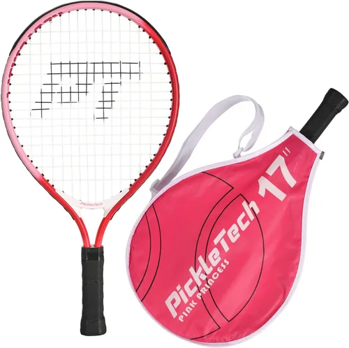 Miniatura 33 de PICKLETECH Kids Tennis Racket for Junior Toddlers Starter Kit 17-25" Tennis Racquet for Girls and Boys with Carry Bag, Lightweight for Beginners Rosa