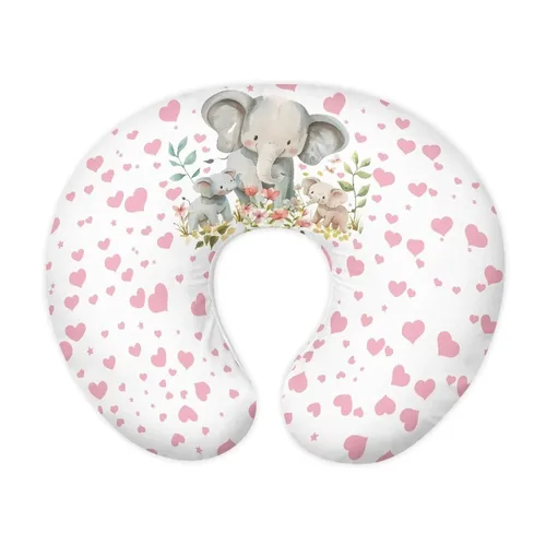Miniatura 29 de Funda de almohada de lactancia de alpaca arcoíris para alimentación con biberón, funda de almohada de lactancia transpirable extraíble para bebé