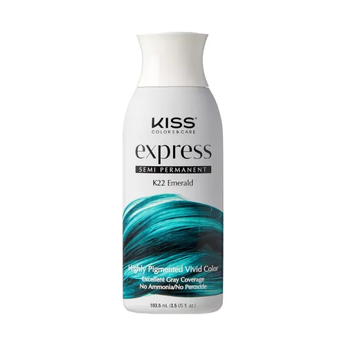 Miniatura 25 de Kiss Express - Kit completo de tinte semipermanente para el cabello, tinte vívido y altamente pigmentado para cabello vibrante, fórmula suave