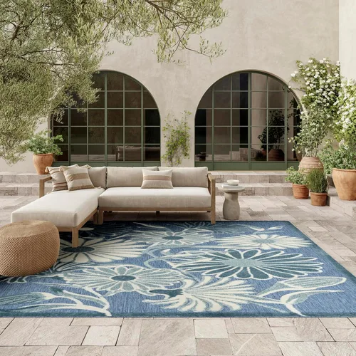 Miniatura 23 de Nourison Home Aloha - Alfombra beige de 2 pies 3 pulgadas x 12 pies, fácil de limpiar, no se desprende, para dormitorio, sala de estar, comedor
