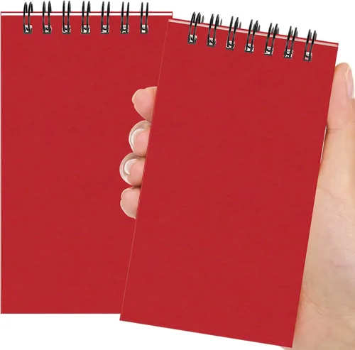 Miniatura 22 de Tenceur 100 piezas de cuadernos de bolsillo pequeños a granel, 3 x 5 pulgadas, cuadernos de notas en espiral mini con tapa superior, cuadernos