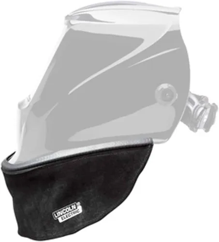 Miniatura 2 de Lincoln KP3729-1 - Babero eléctrico para casco de piel dividida con sello de ajuste a presión, compatible con la mayoría de cascos de soldadura