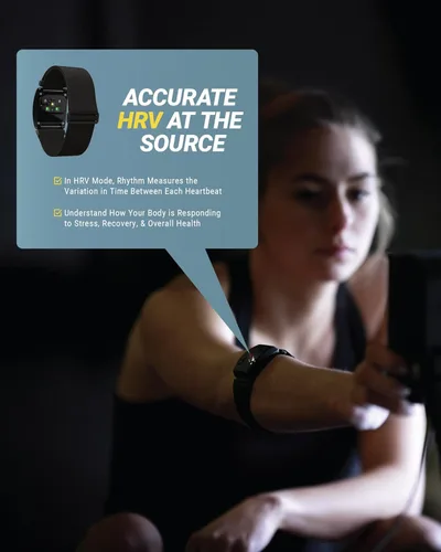 Miniatura 6 de Scosche Rhythm+ Brazalete monitor de frecuencia cardíaca, brazalete óptico con radio de banda dual ANT+ y Bluetooth Smart, Negro