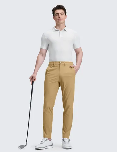 Miniatura 3 de CRZ YOGA - Pantalones de golf para hombre, de 28, 30, 32, 34 y 36 pulgadas, secado rápido, ligeros, casuales y para el trabajo, para usar todo