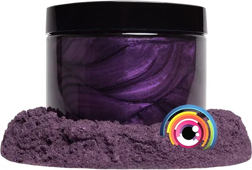 Miniatura 4 de Eye Candy Pigments Premium - Polvo de mica murasaki violeta (1.76 oz) - para epoxi, resina, jabón, pintura, carpintería, vertido acrílico, bombas