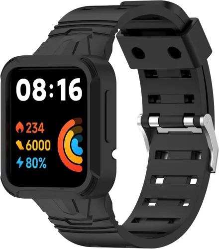Miniatura 9 de Senter Correa de repuesto de goma para reloj Redmi 2 lite/MI Watch Lite 2/MI Watch Lite/Redmi 2/Redmi Smart Watch, funda protectora resistente