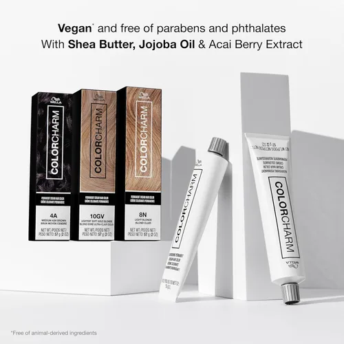 Miniatura 10 de COLORCHARM Permanent Cream Hair Dye Brown Hair Color Medium to Golden Caramel, Cool Natural, Brunette Shades 100% Gray Coverage Vegan, Free