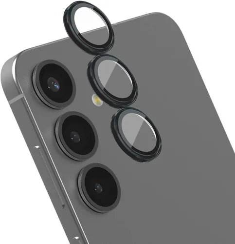 Protector de lente de cámara ZAGG Glass Elite antirreflectante para Samsung Galaxy S25+ – Tecnología antirreflejos, máxima resistencia a impactos y