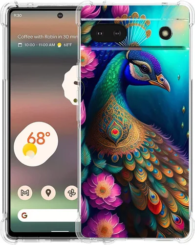 Miniatura 13 de Pixel 6a - Funda protectora de poliuretano termoplástico (TPU) resistente a los arañazos y a prueba de golpes para Google Pixel 6a